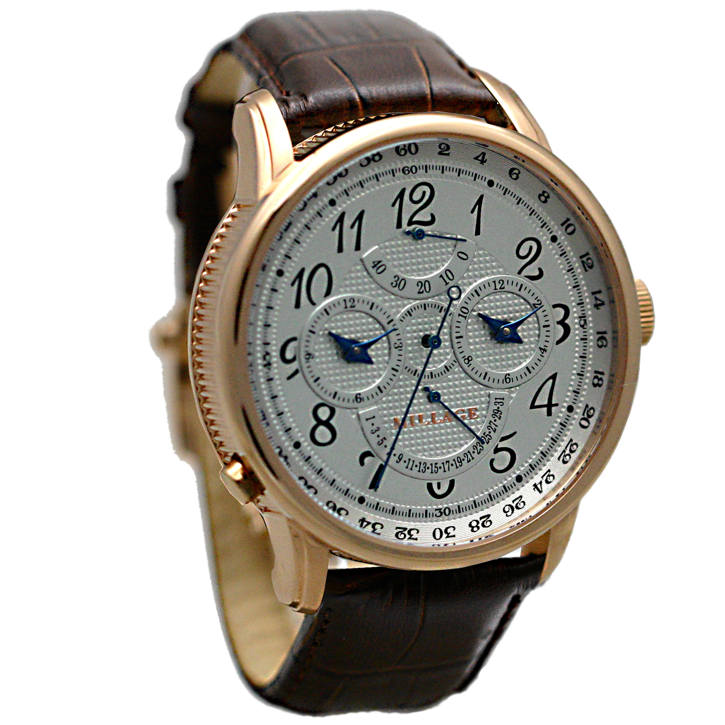 M3526 SILVER RG BROWN/MILLAGE WATCHES