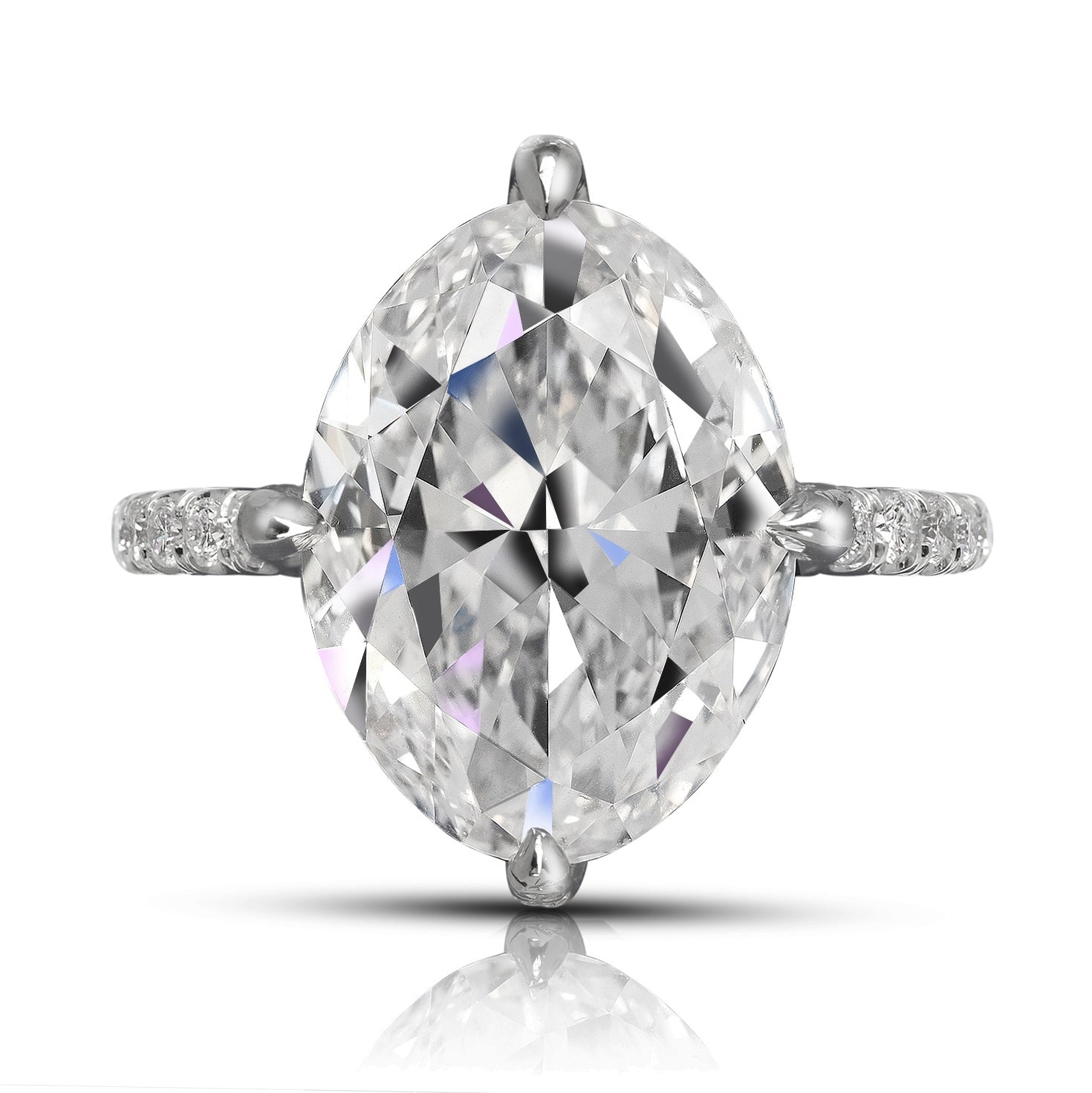 8 CARAT OVAL CUT E COLOR VS1 CLARITY DIAMOND ENGAGEMENT RING PLATINUM GIA CERTIFIED 7 CT E VS1 BY MIKE NEKTA