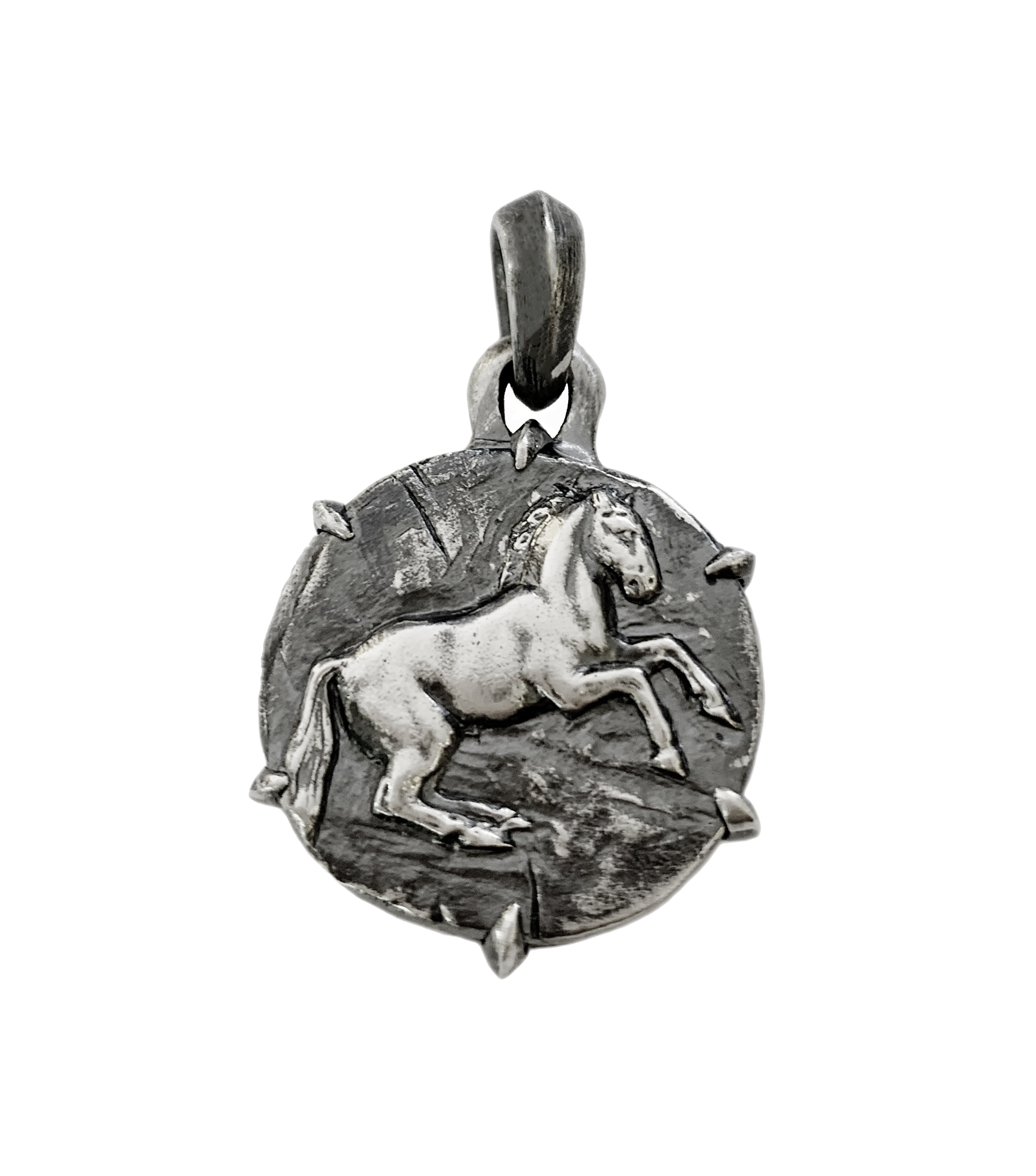 David Yurman Sterling Silver Petrus Horse Amulet Pendant
