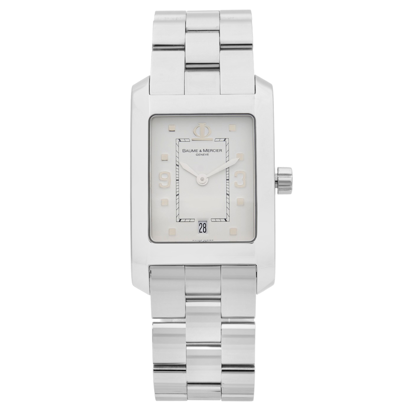 Baume et Mercier Hampton Stainless Steel White Dial Quartz Men's Watch