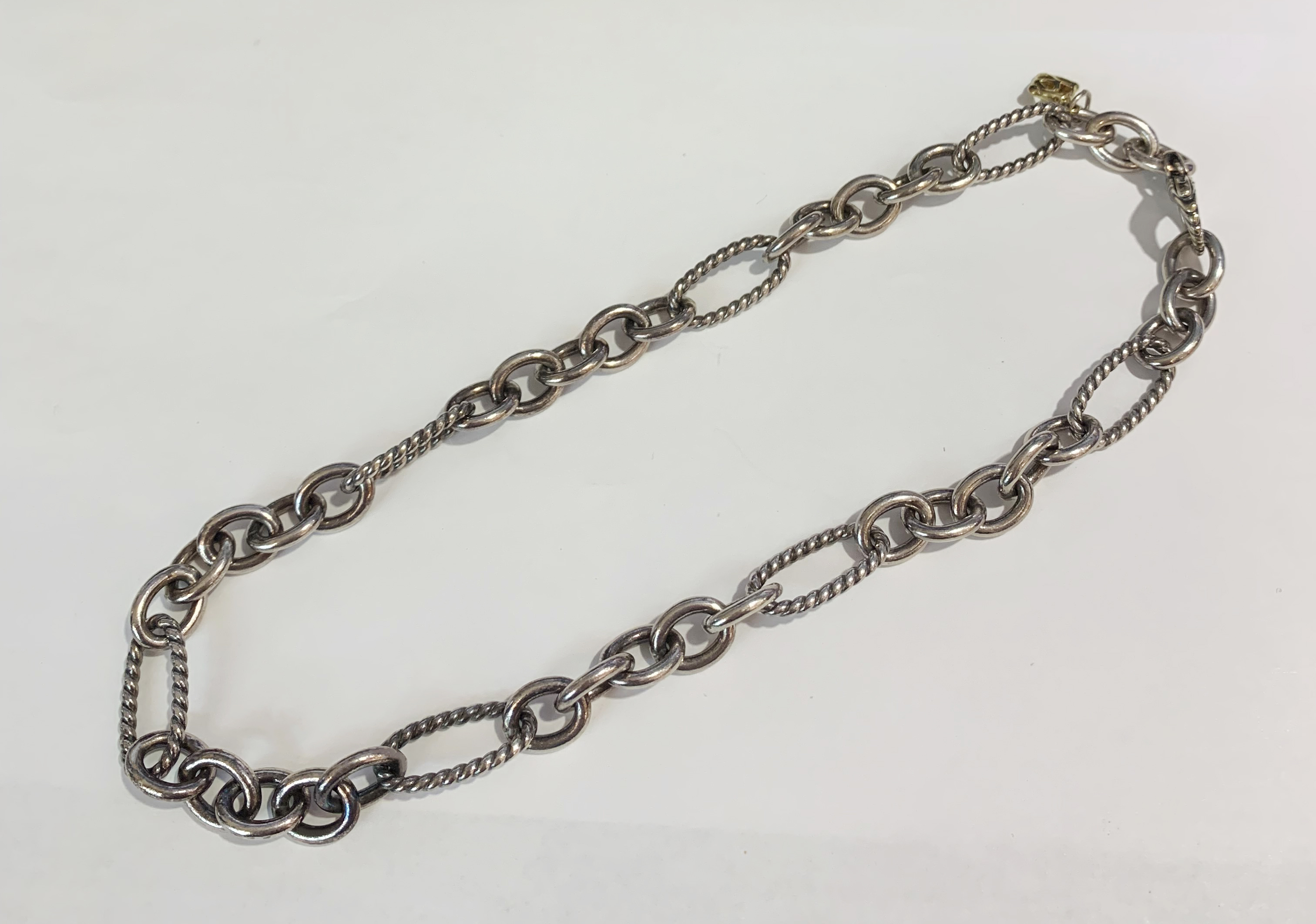 DAVID YURMAN Sterling Silver Figaro Chain Necklace