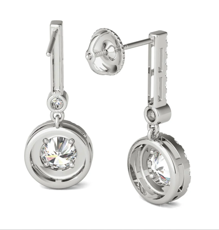 Halo Dangle Earrings
