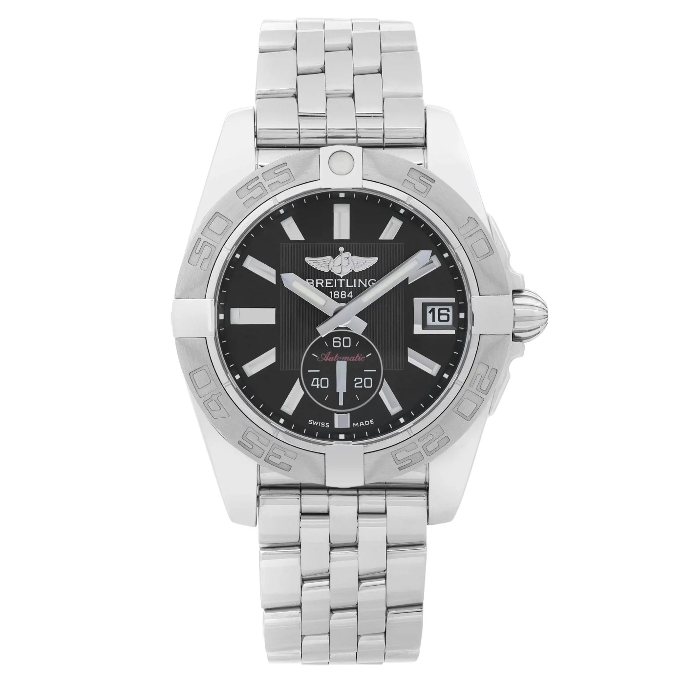 Breitling Galactic 36 Steel Black Dial Automatic Unisex Watch
