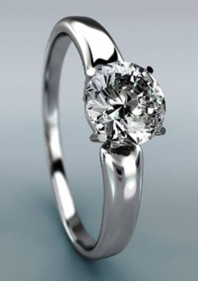 Round Brilliant Diamond Ring 1.66ct