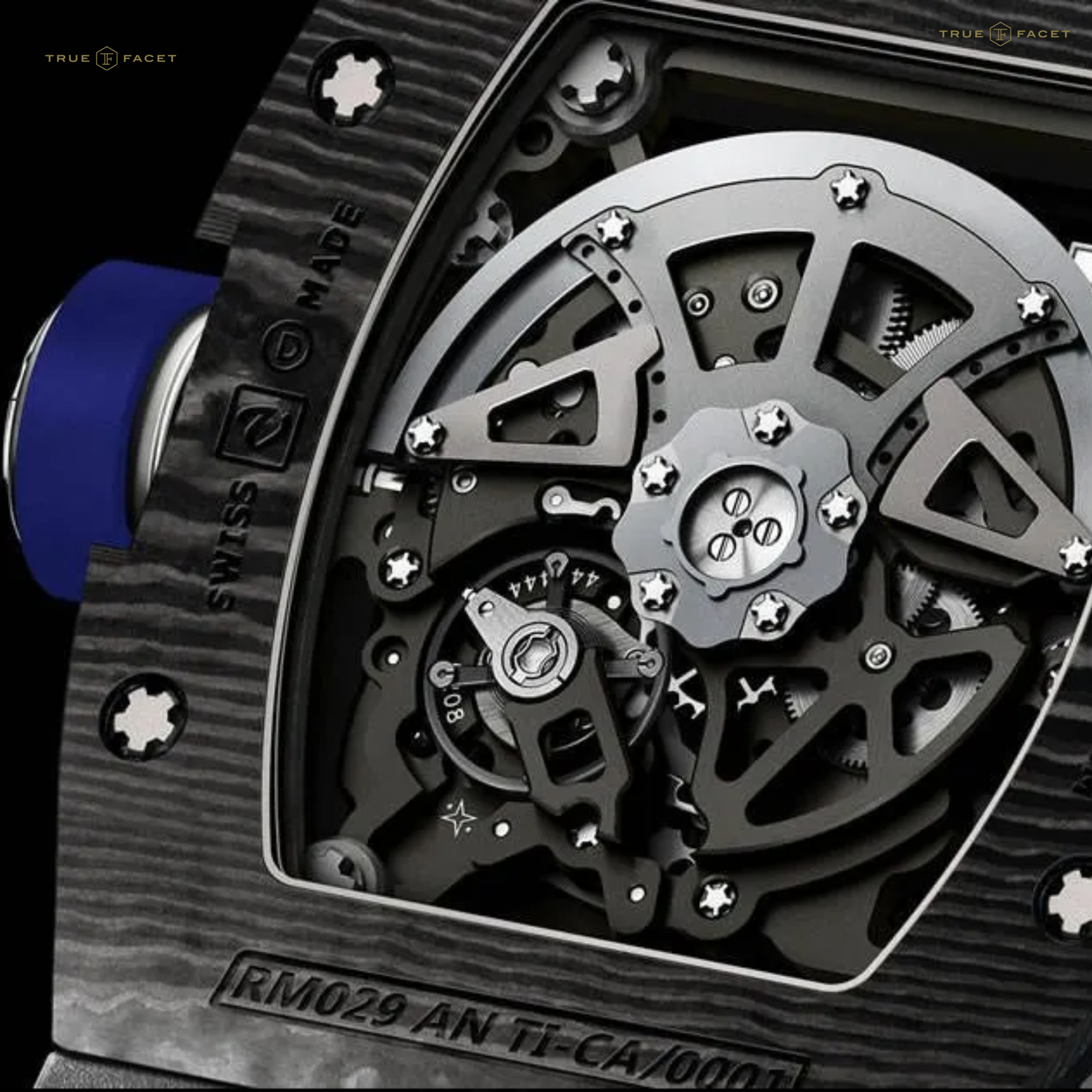 Richard Mille RM029 Japan Edition Black NTPT With White Rehaut