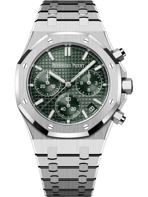 Audemars Piguet 26240ST.OO.1320ST.04 Green Dial Chronograph 50th Anniversary 2022 (Brand New)