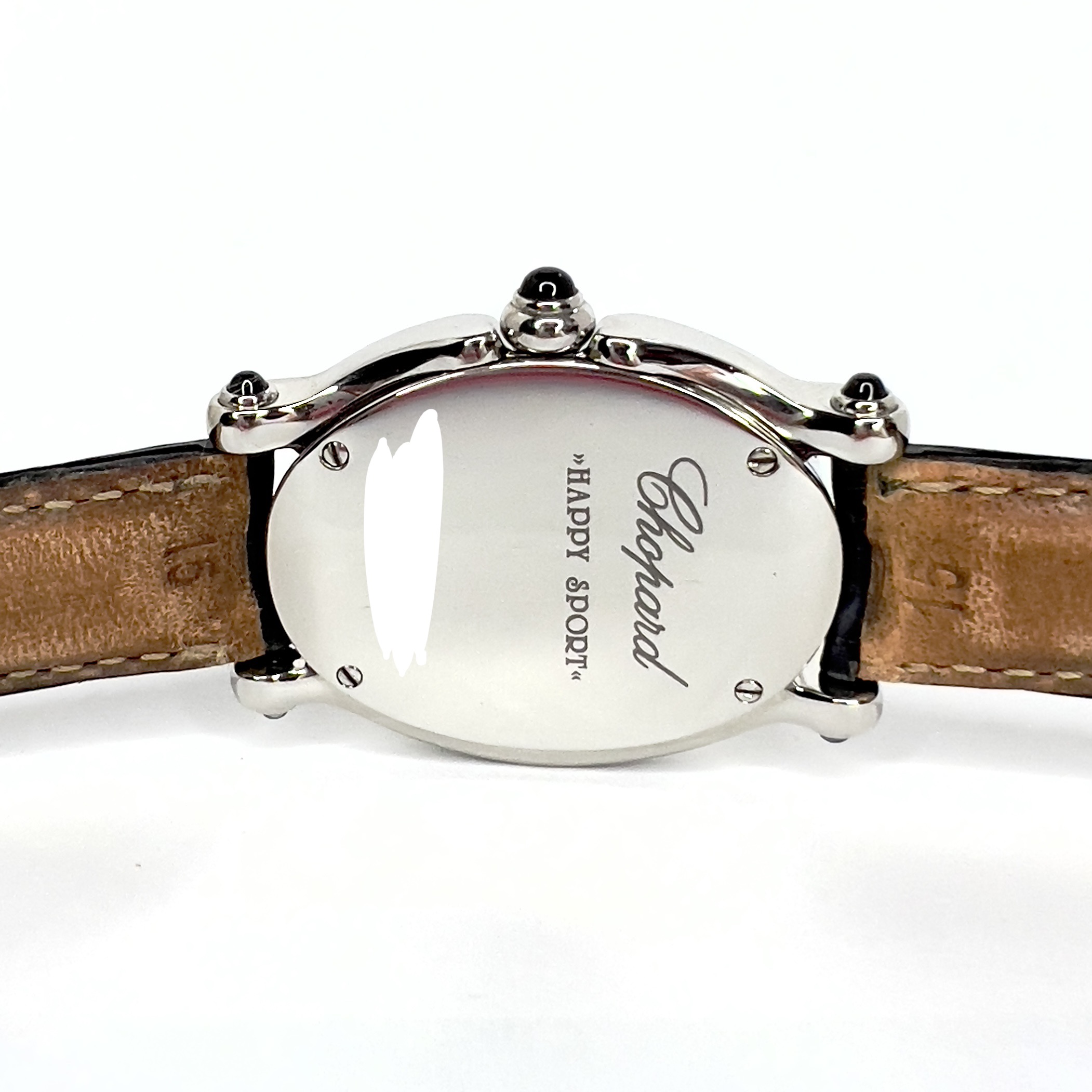 CHOPARD HAPPY SPORT 30mm Quartz Steel 7 Floating DIAMONDS ~3TCW