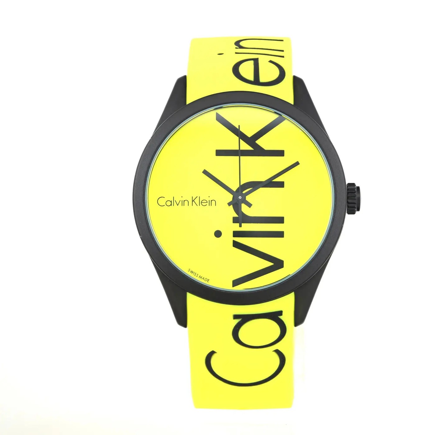 Calvin Klein 40mm Yellow And Black Dial Unisex Watch