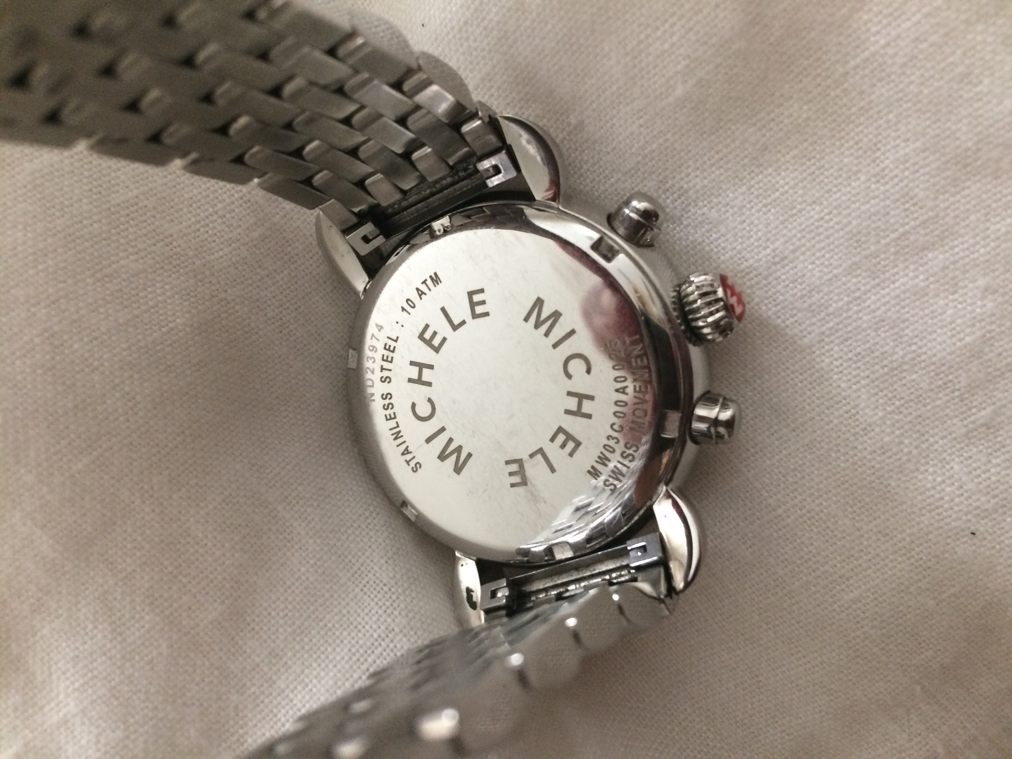 Michele CSX mw03c00a0025 Stainless Steel Chronograph 35mm  display picture 2