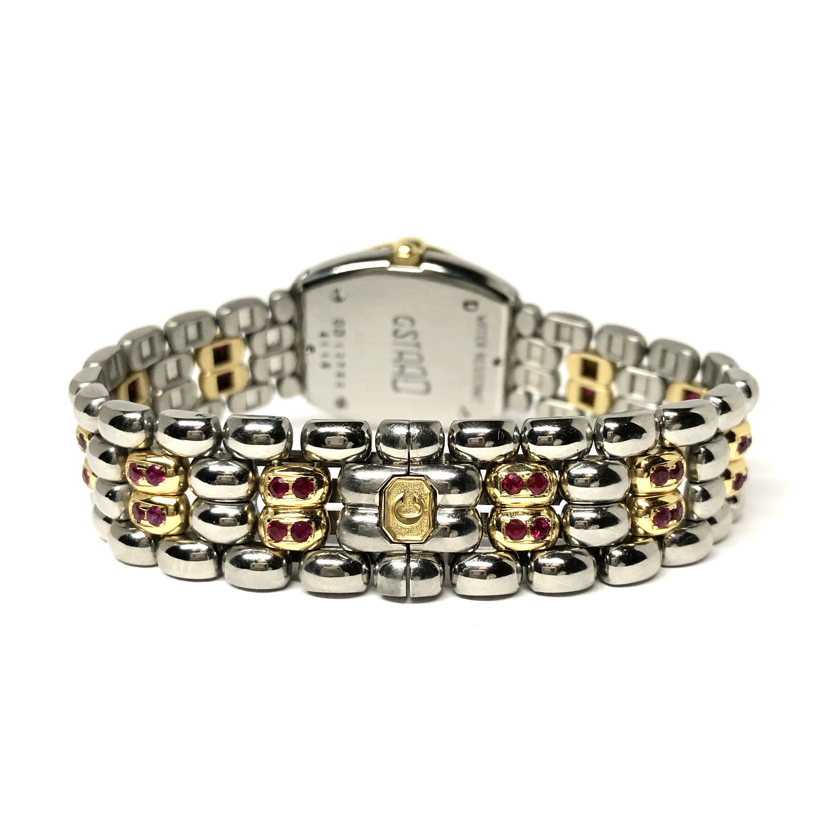 CHOPARD GSTAAD Quartz 24mm 2 Tone DIAMOND Watch Mohammed | ▪️Chopard GSTAAD ▪️18k Yellow Gold & Steel  main image 3