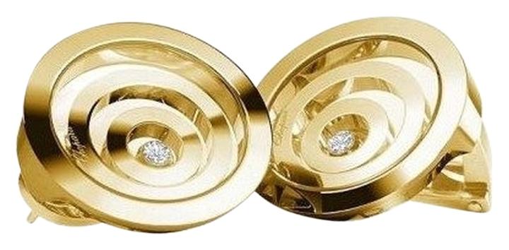 Chopard 18K Yellow Gold Happy Spirit Diamond 845418 Earrings