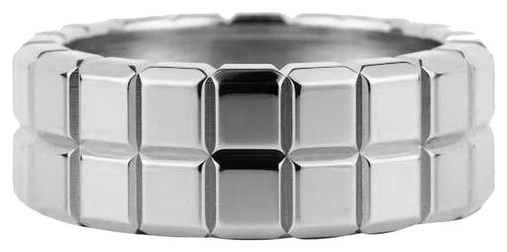Chopard 18K White Gold Ice Cube Ring Size 6.75