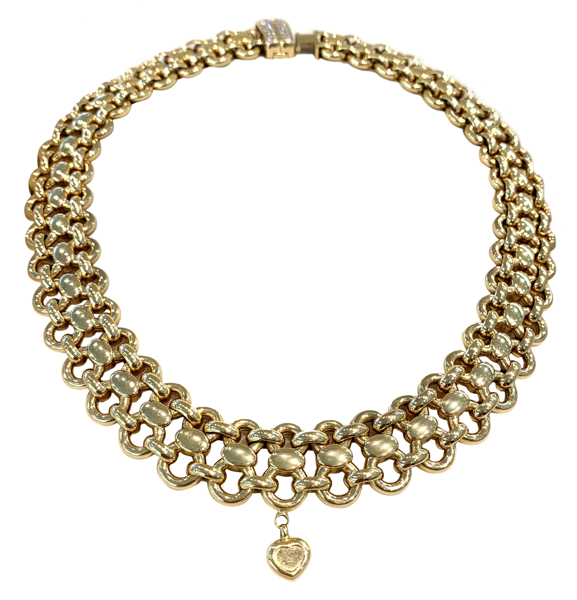 Chopard Jewel Set 18 Krt – Necklace  Bracelet with Diamonds