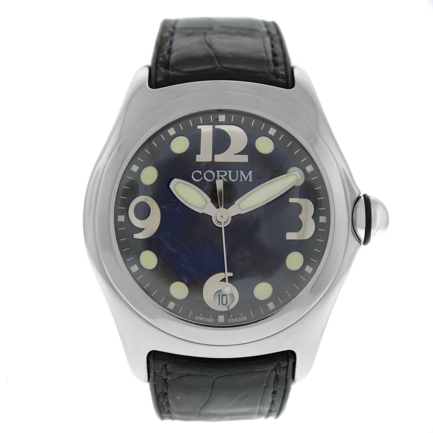 Men's Corum Bubble 163.150.20 Stainless Steel Date Quartz 45MM