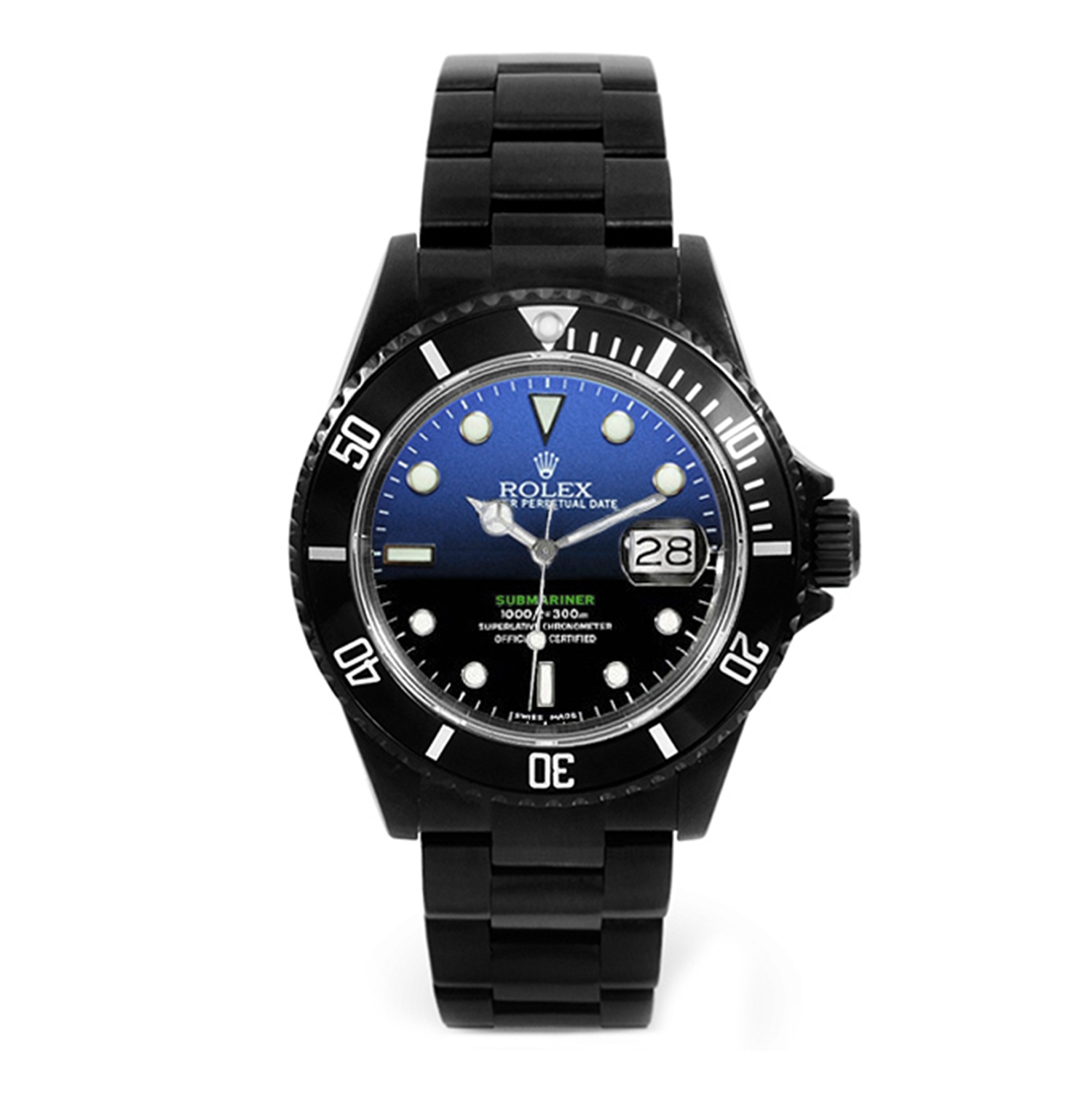 Rolex Deepblue Submariner 16610 DLC-PVD | Rolex | Buy at TrueFacet