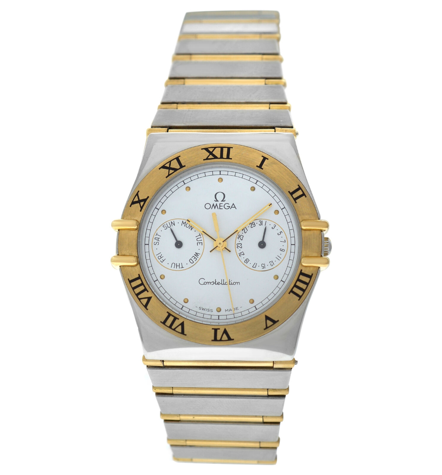 Omega Constellation 396.1070.1 396.1080.1 Full Bar 18K Gold 32MM