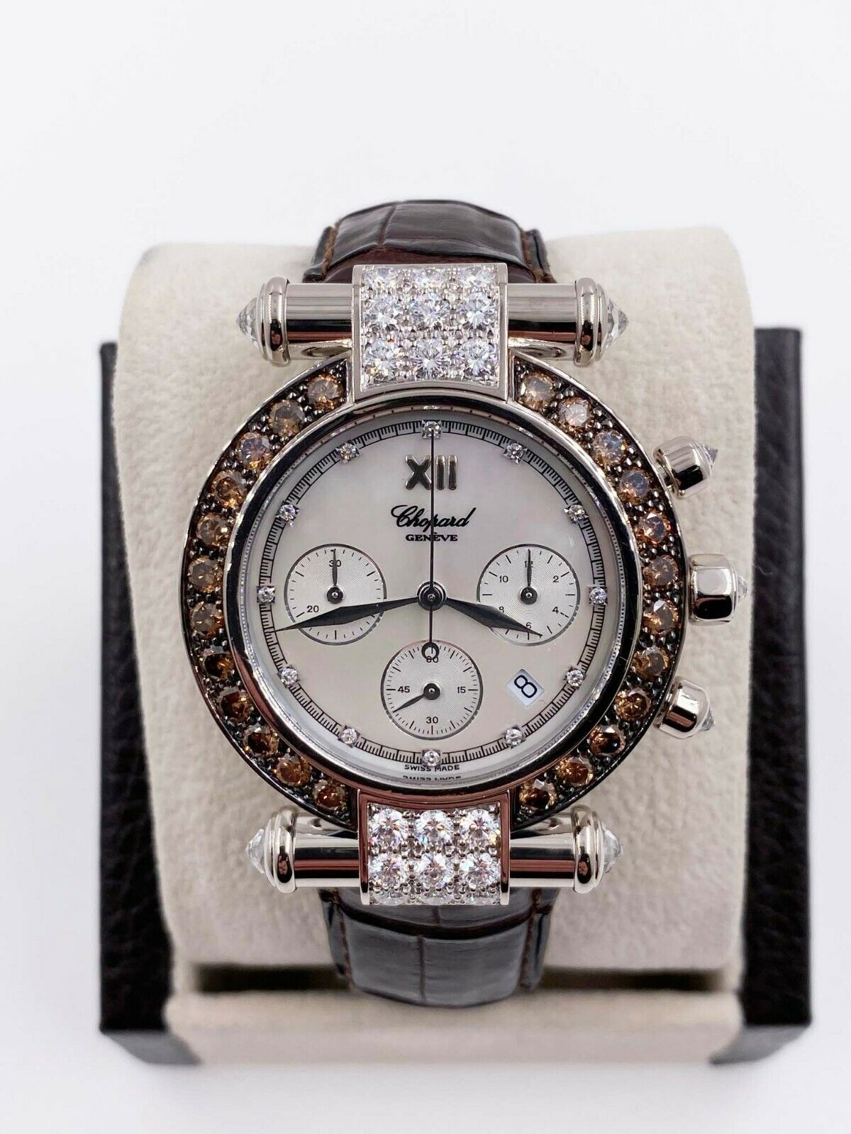 Chopard Imperiale 1215 37 / 3168-52 Chocolate Diamonds MOP 18K