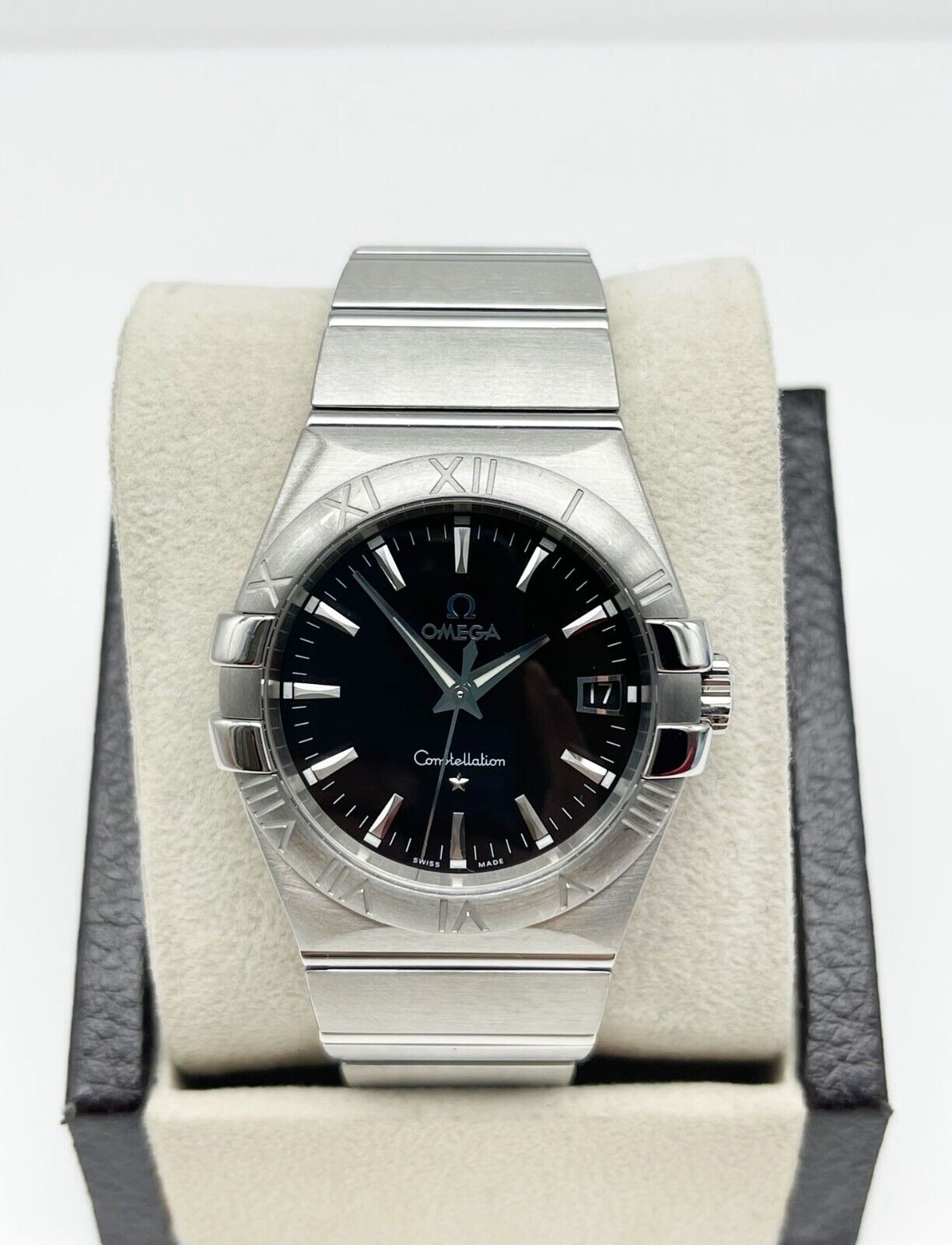 Omega Constellation 123.10.35.60.01.001 Black Dial Stainless