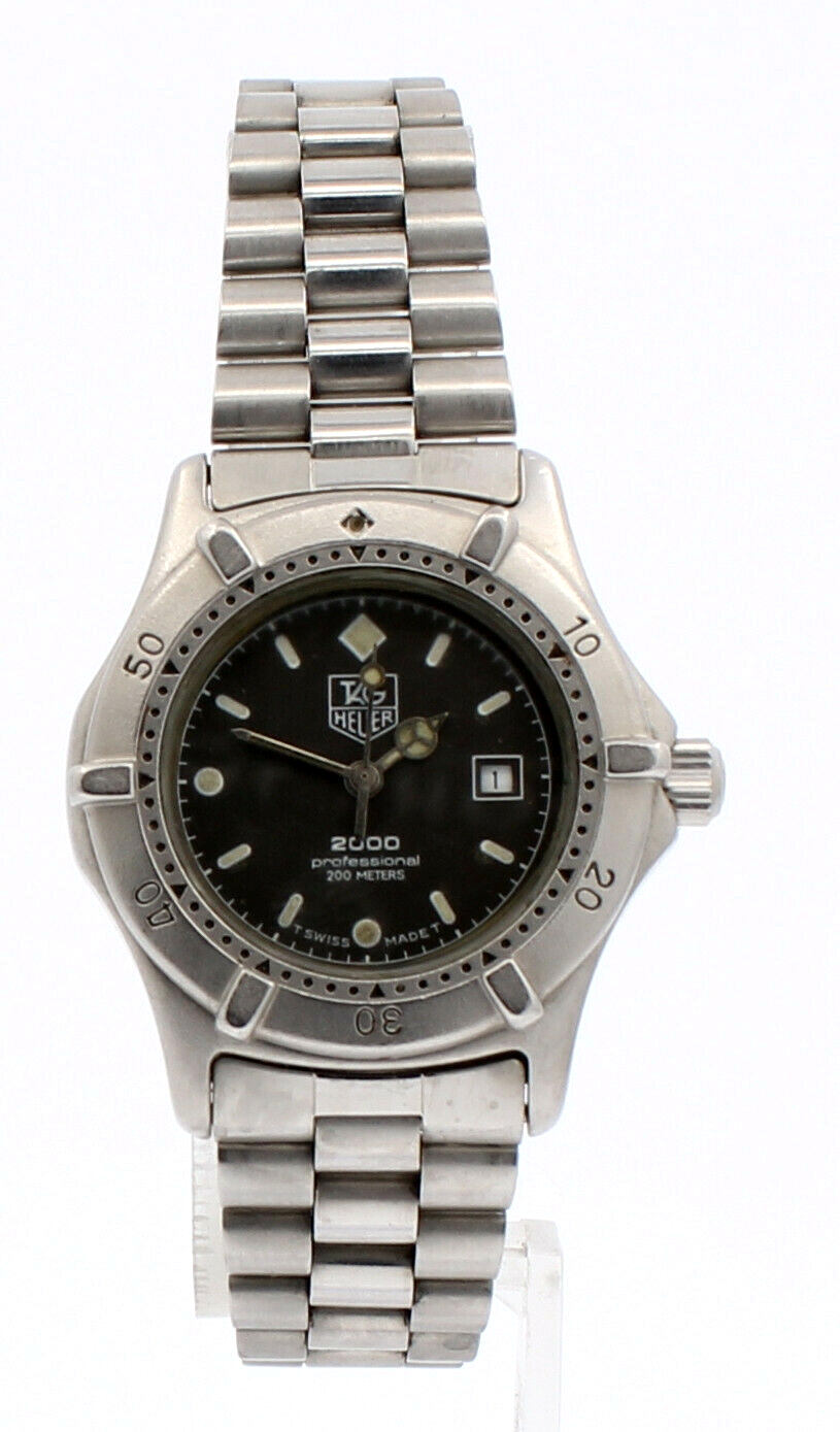 Tag Heuer 2000 Professional 200m Quartz Black Dial 30mm Ladies