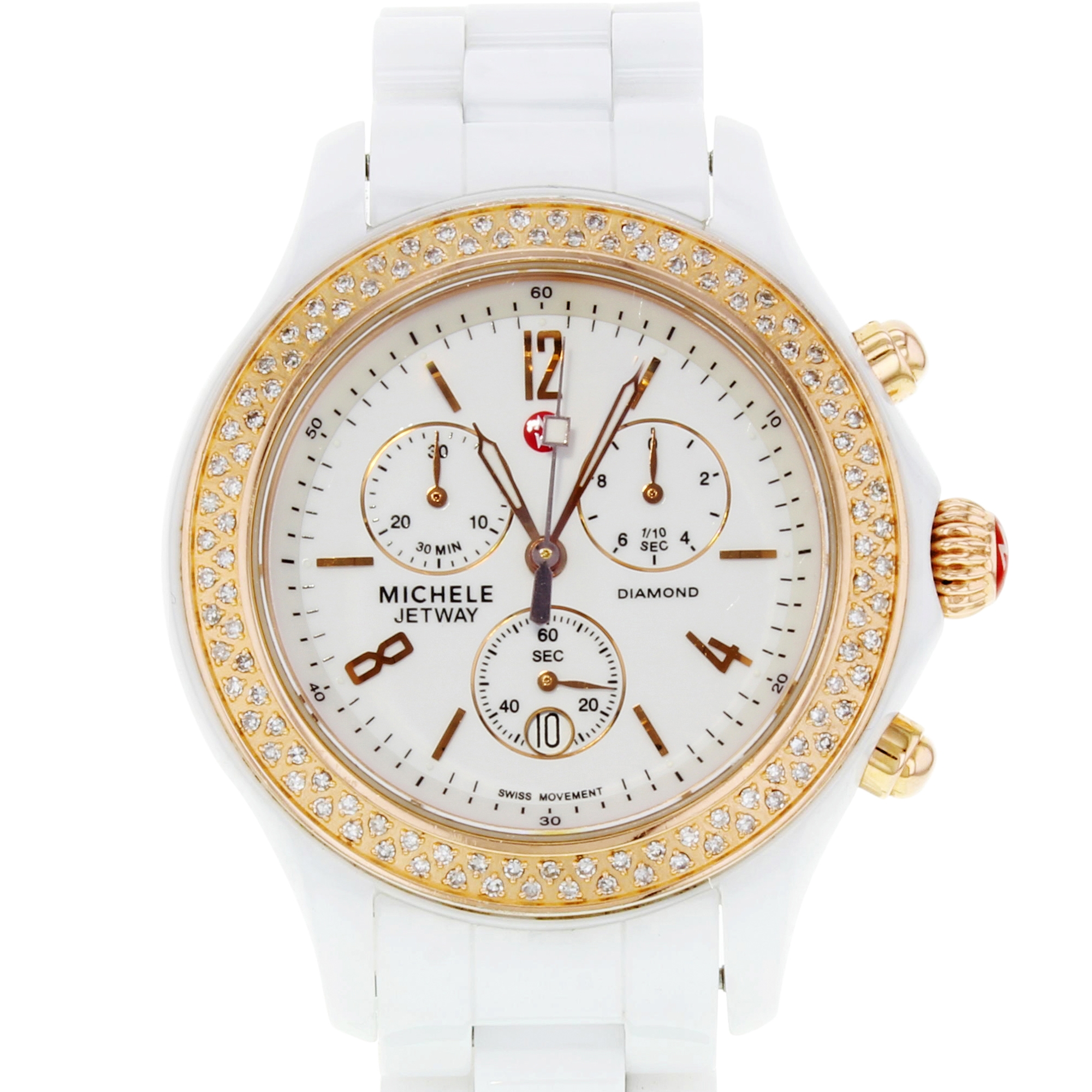 Michele Jetway MWW17B000008 39mm Womens Watch | Michele 