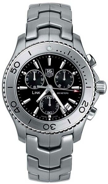 TAG HEUER Link WAT1110 Date black Dial Quartz Men\'s Watch_946596 TAG HEUER Link WT1110 Black Dial Date 200m Quartz Men main image 4