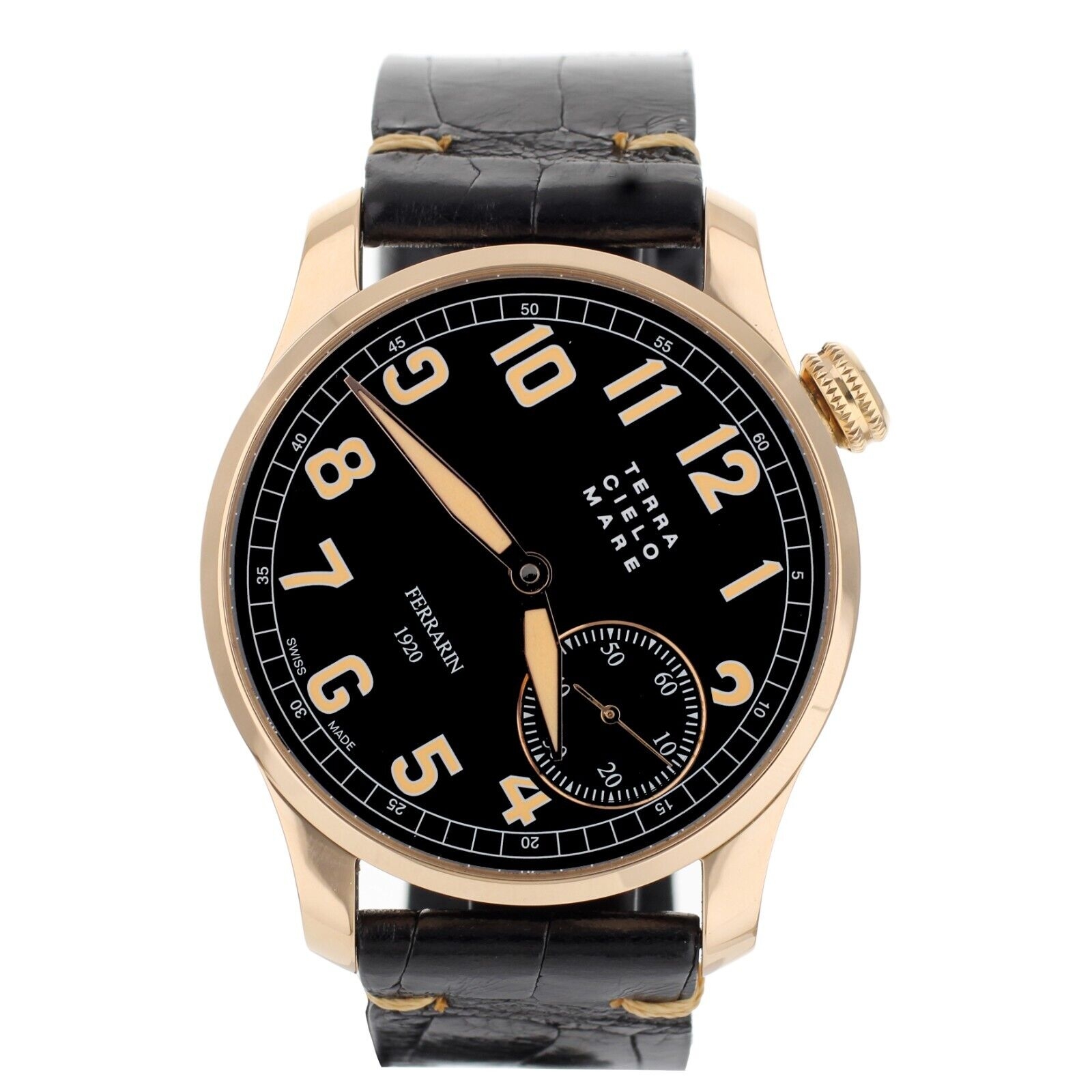 c*S様 TERRA CIELO MARE アナログ時計 Terra Cielo Mare Limited Edition Rose Gold Black 42mm Full Set