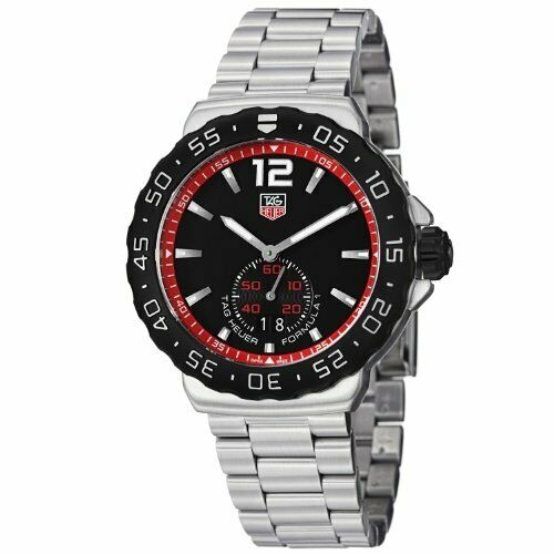 TAG HEUER FORMULA 1 WAU1114.BA0858 GRANDE DATE QUARTZ MENS BLACK