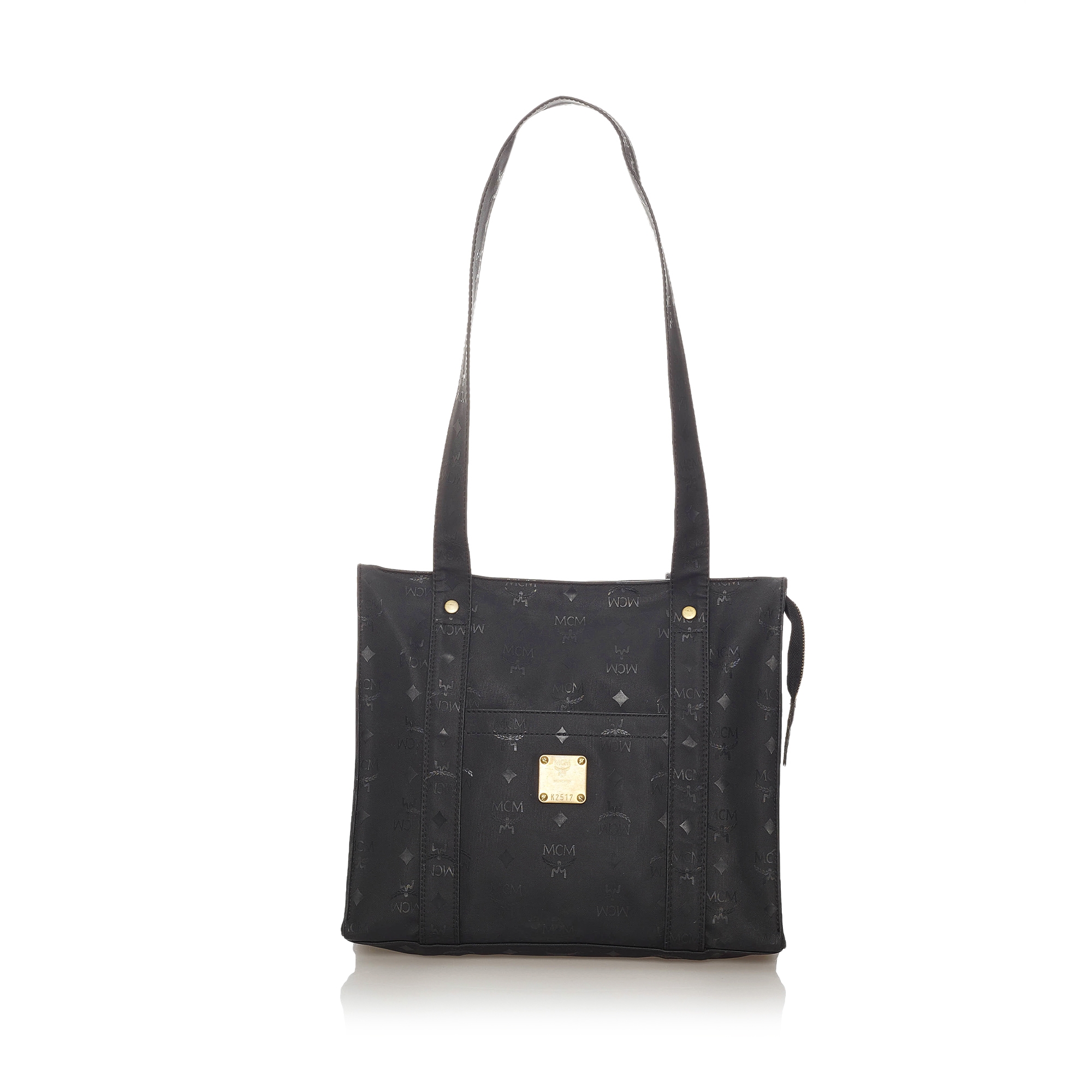 MCM Visetos Nylon Tote Bag