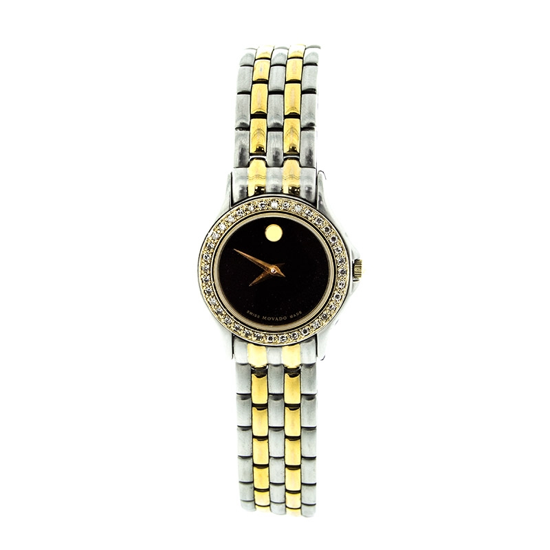 Authentic Diamond stone Movado Swiss mode two-tone watch Movado Men main image 4