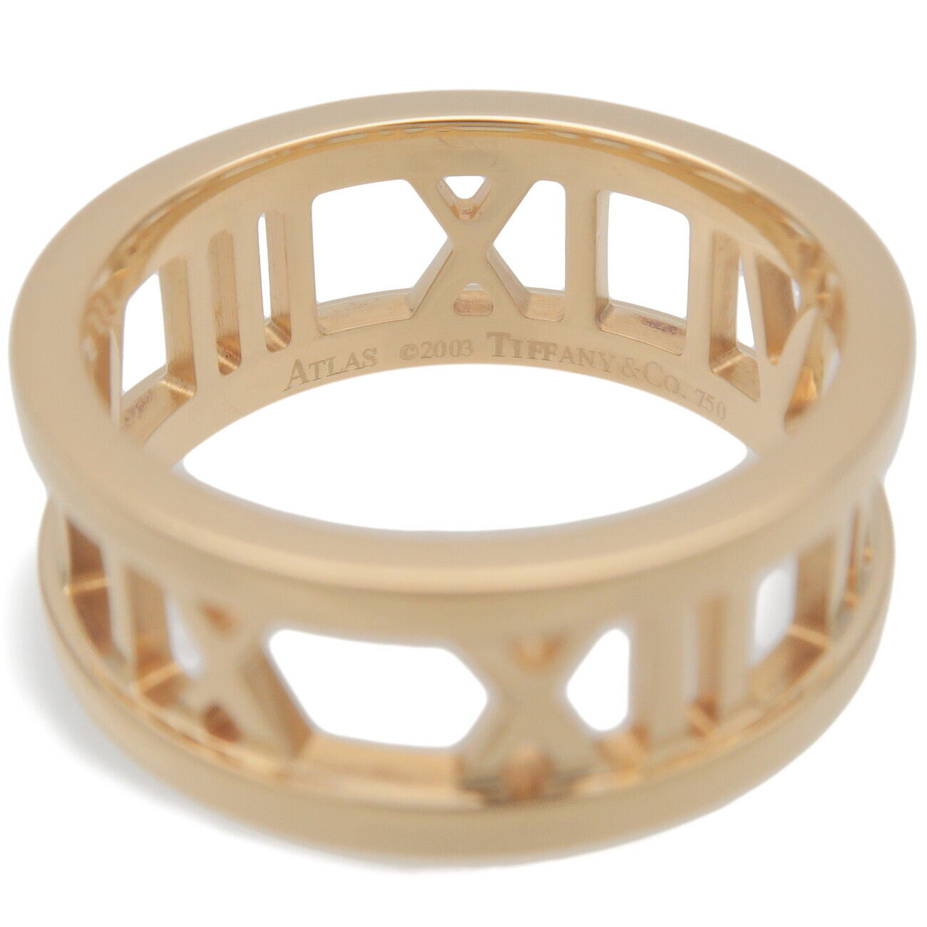Tiffany&Co. Atlas Open Ring K18YG 750YG Yellow Gold | Tiffany&Co