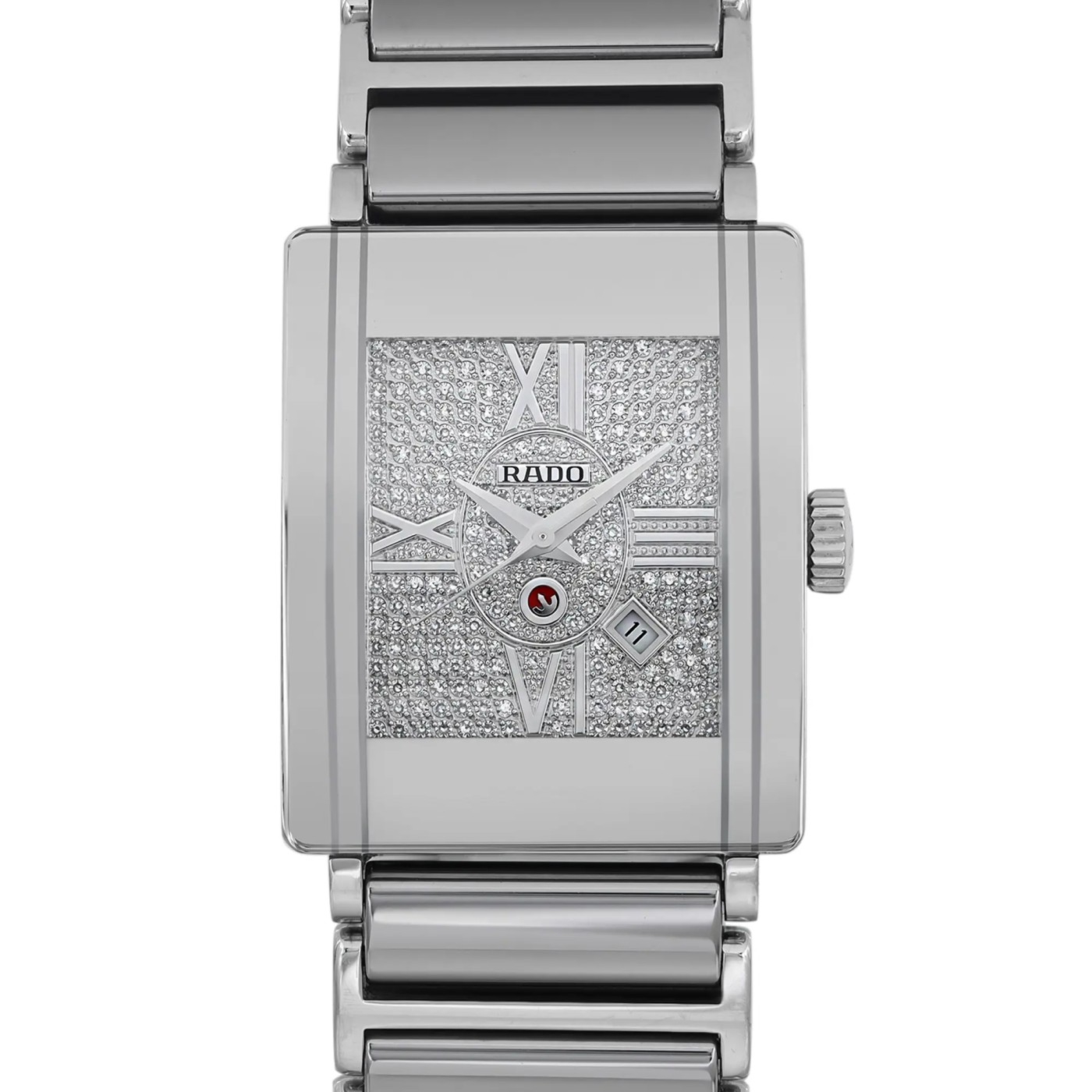 Rado Integral XL Jubile Ceramic Steel Diamond Dial Men Watch