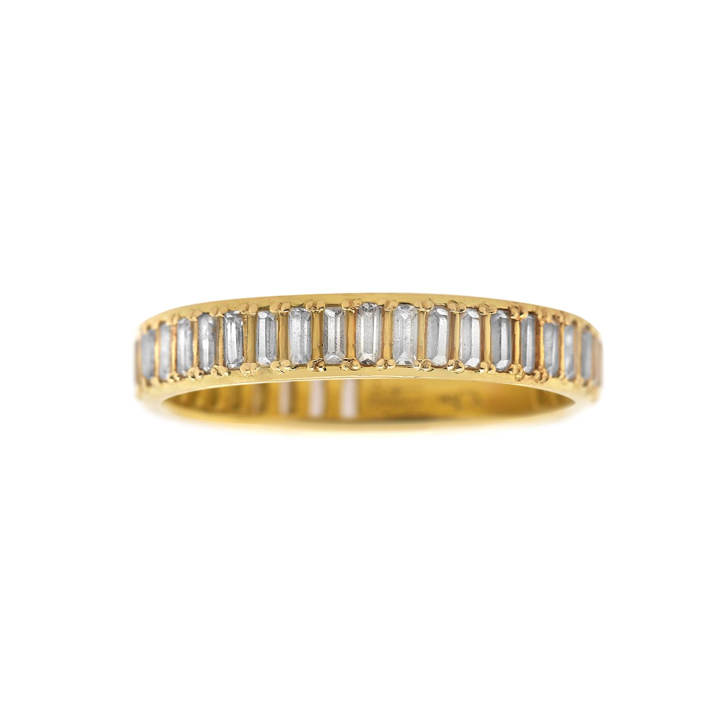 Armenta Sueño Baguette Sapphire Band Ring