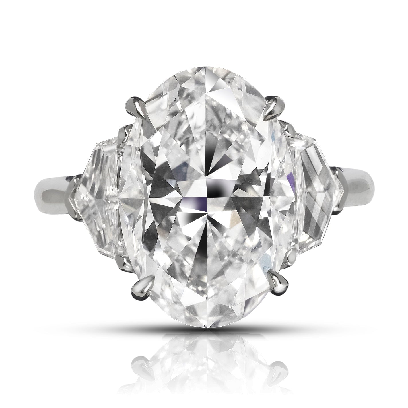 8 CARAT OVAL CUT DIAMOND ENGAGEMENT RING PLATINIUM GIA CERTIFIED 7CT D VVS1 BY MIKE NEKTA