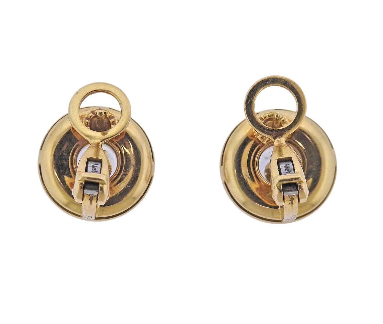 Chopard Happy Diamonds Gold Earrings