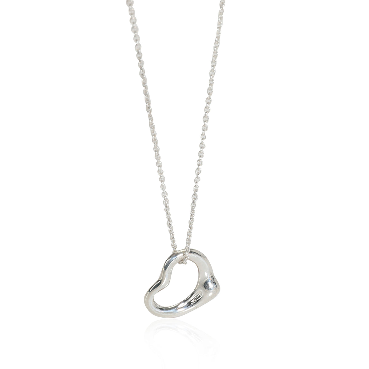 Tiffany & Co. Elsa Peretti Open Heart Pendant in Sterling Silver
