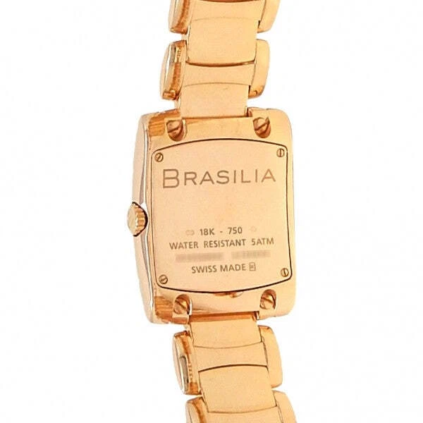 Ebel Brasilia Lady Joaillerie 18k Rose God Diamonds Ladies Watch