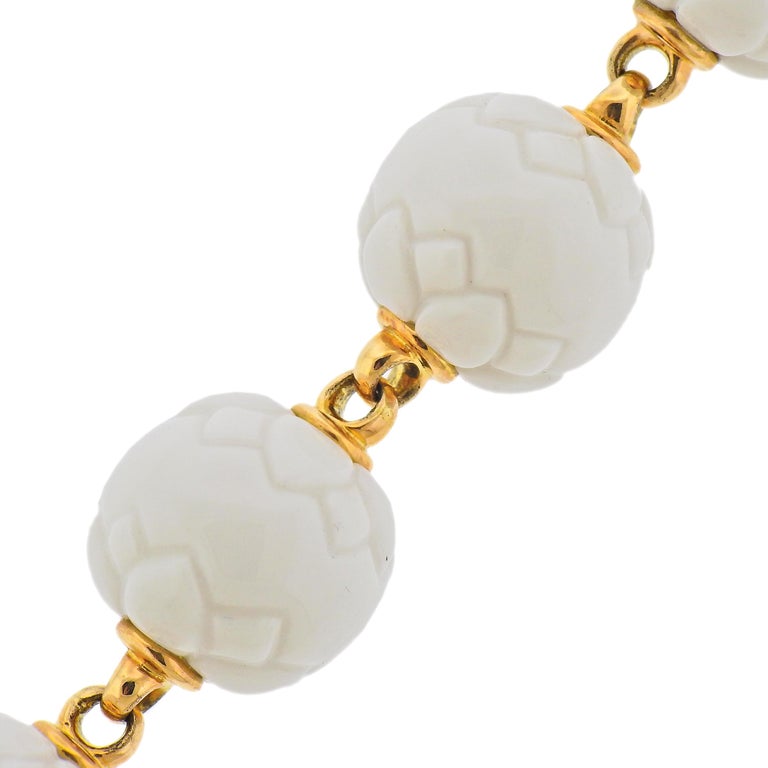 Bulgari Ceramic Gold Bracelet