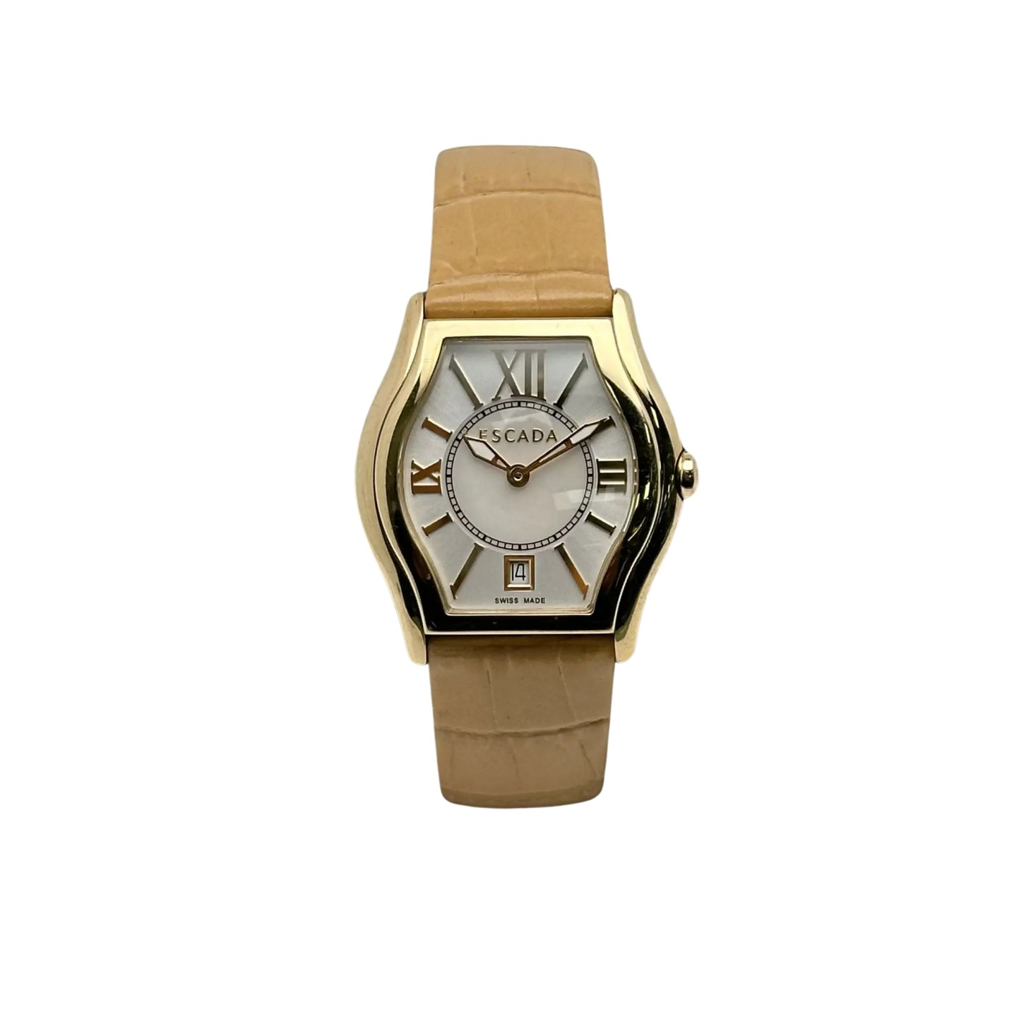 Escada Grace Gold Tone White MOP Dial Ladies Watch
