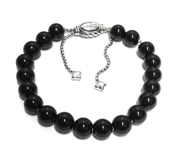 David Yurman Spiritual Bead Bracelet with Black Onyx