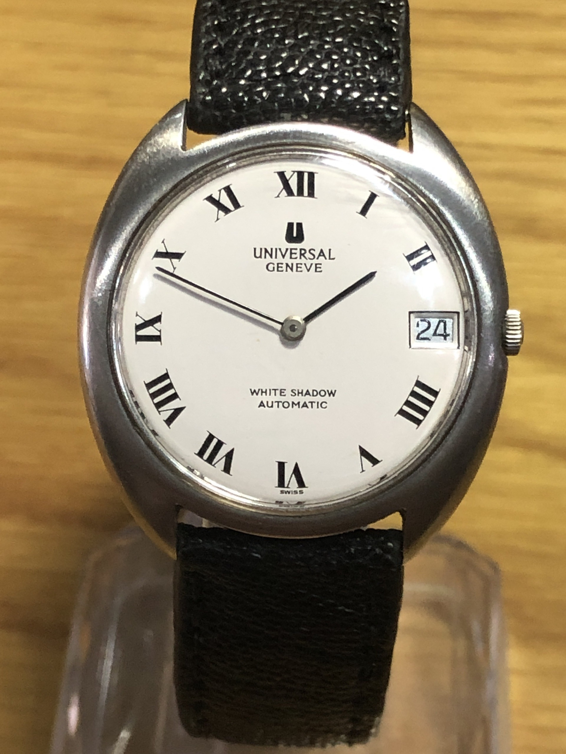 UNIVERSAL GENEVE WHITE SHADOW MICRO ROTOR