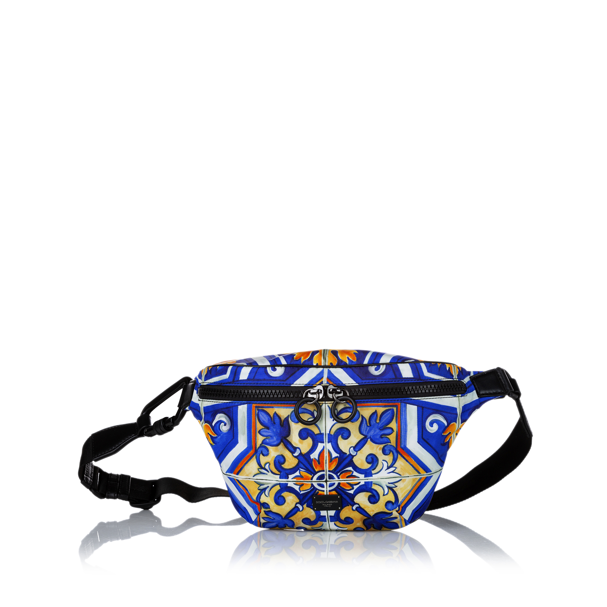 Dolce & Gabbana Tile Print Nylon Belt Bag