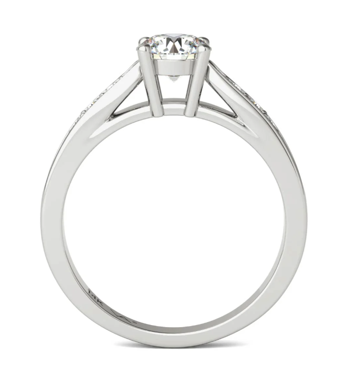Solitaire Natural Diamond Ring