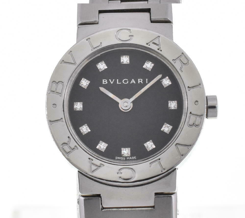 BVLGARI Bulgari Bulgari  SS 12P diamond Quartz Watch LXGJHW-370