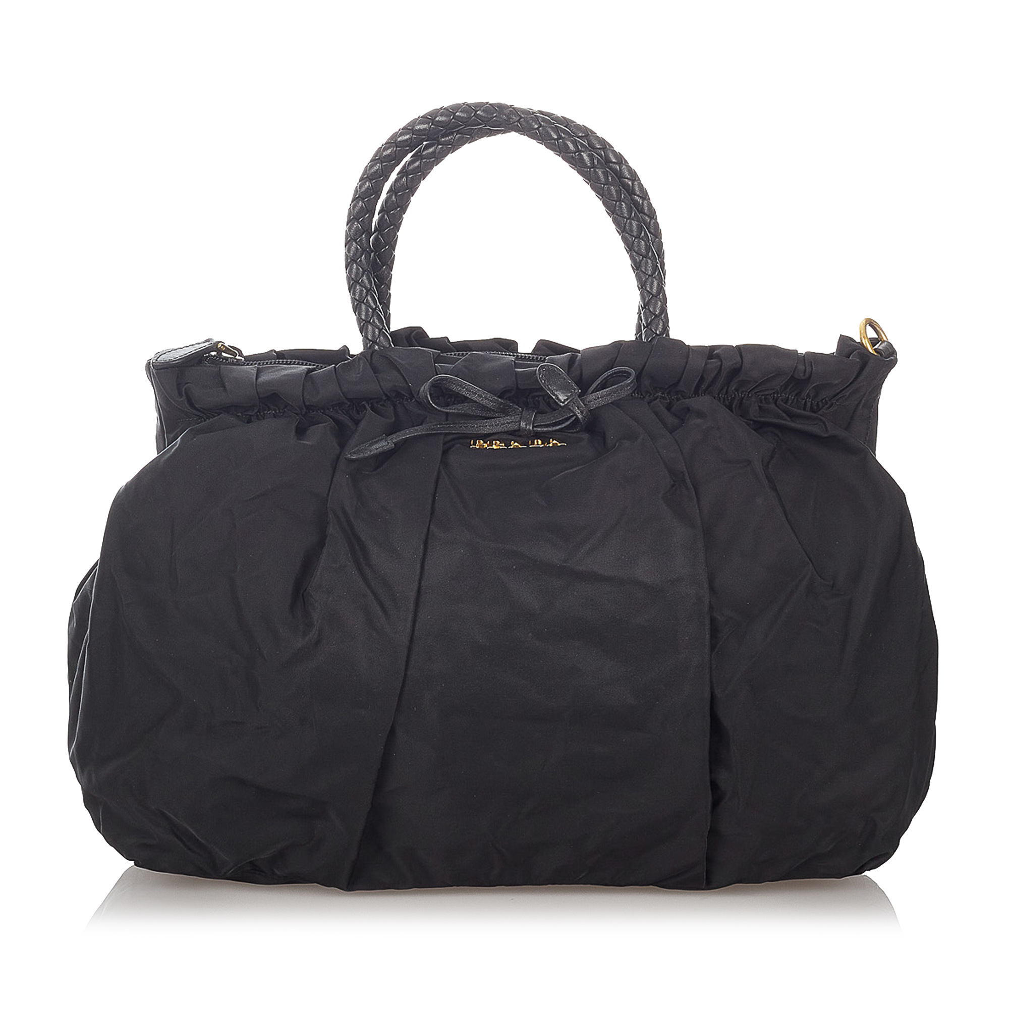 Prada Tessuto Drawstring Satchel