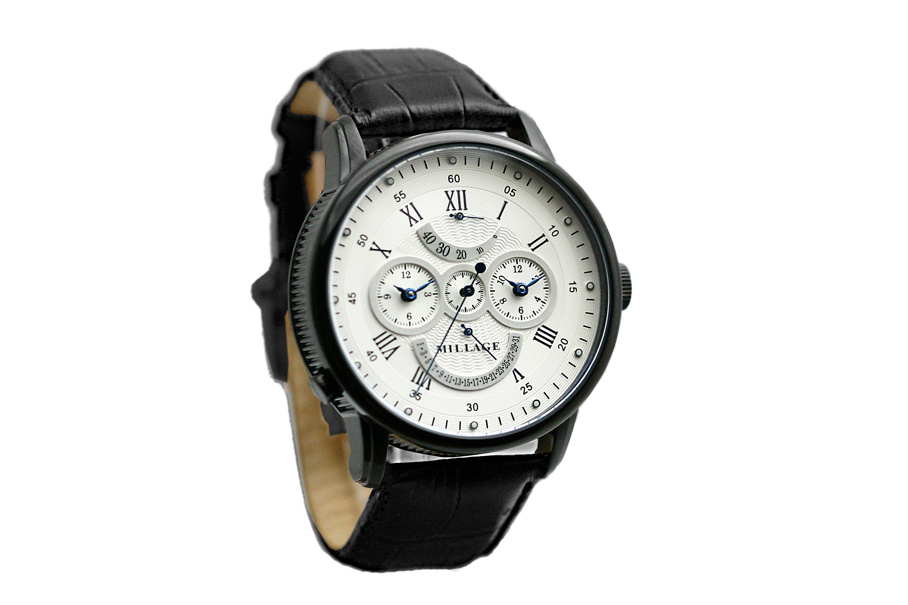  M3626 WHITE IP BLACK BLACK/MILLAGE WATCHES