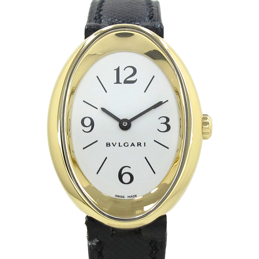 Bulgari Oval Yellow Gold Quartz 32mm Womens Watch