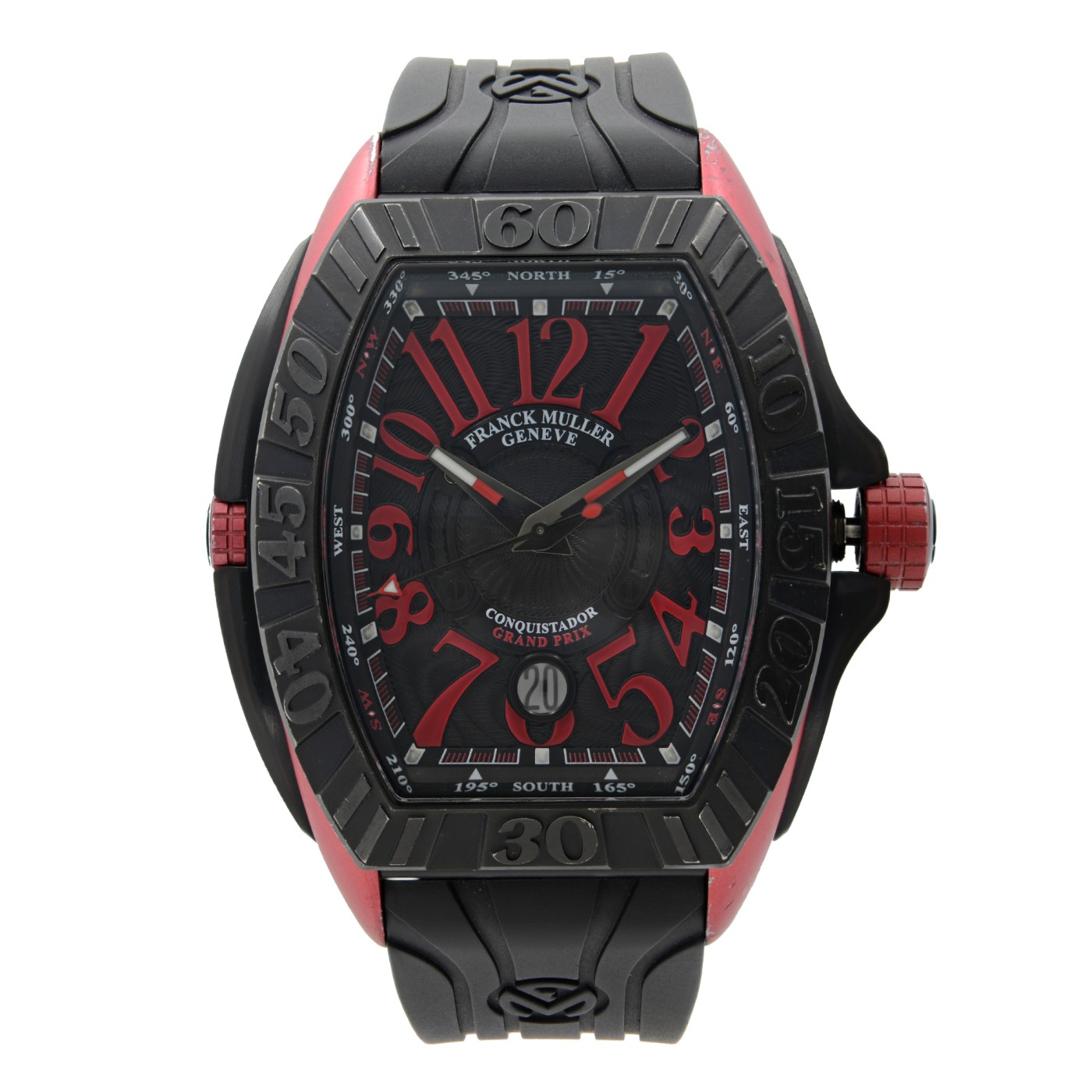 Franck Muller Conquistador Grand Prix Titanium Black Dial Watch
