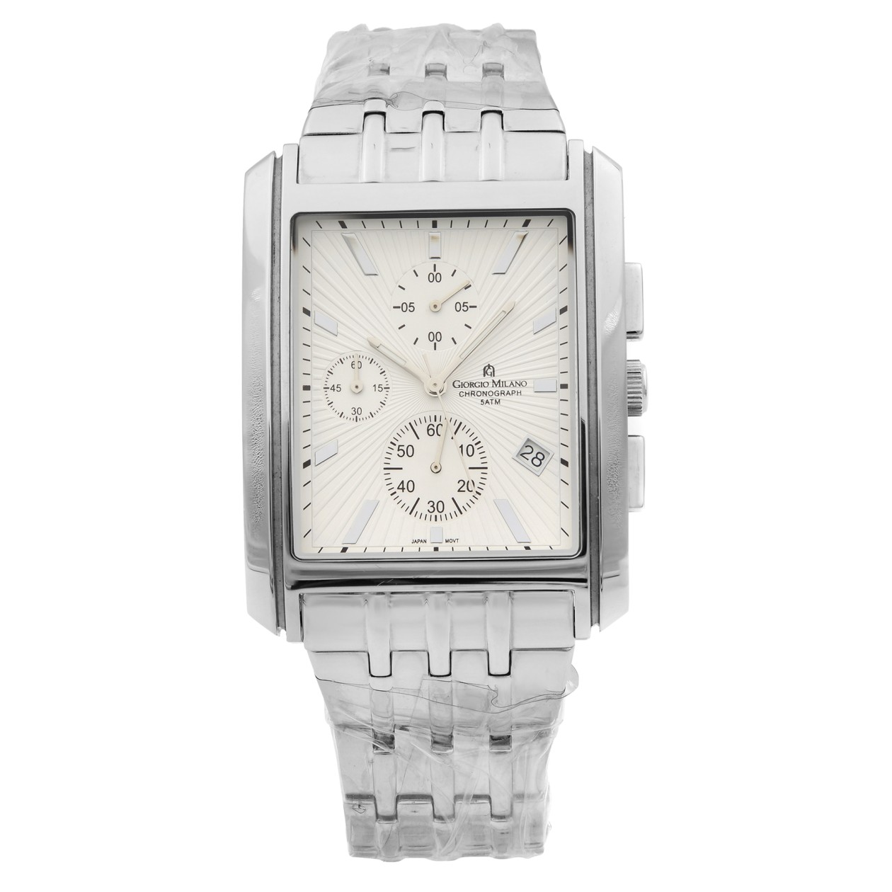 Giorgio Milano Stainless Steel Silver Dial Quartz Mens Watch