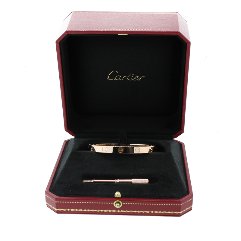 Cartier Love Bracelet 18K Rose Gold Size 17 | Cartier | Buy at