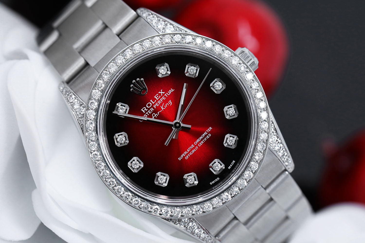 ギ*リ様 Lightning 雑誌 4冊セット ROLEX DENIM RED Rolex Air King Red Vignette Diamond Dial Diamond Bezel and Lugs